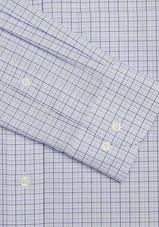 Jos. A. Bank Traveler Collection Tailored Fit Spread Collar Multi Check Dress Shirt #51B5