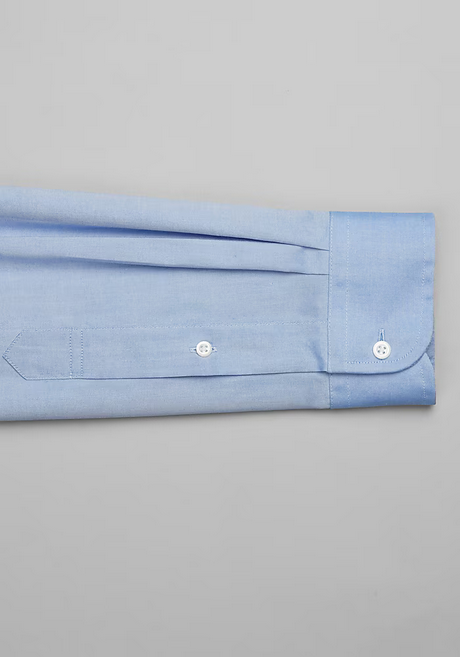 Jos. A. Bank Traveler Collection Tailored Fit Point Collar Solid Dress Shirt #5FTC