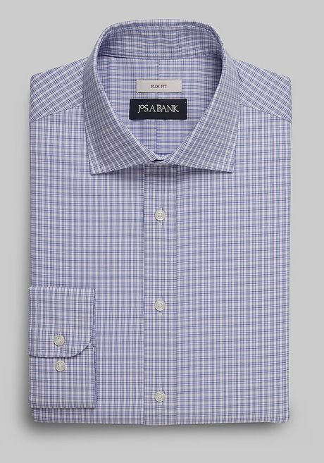 Jos. A. Bank Jos. A. Bank Slim Fit Check Dress Shirt #56BU