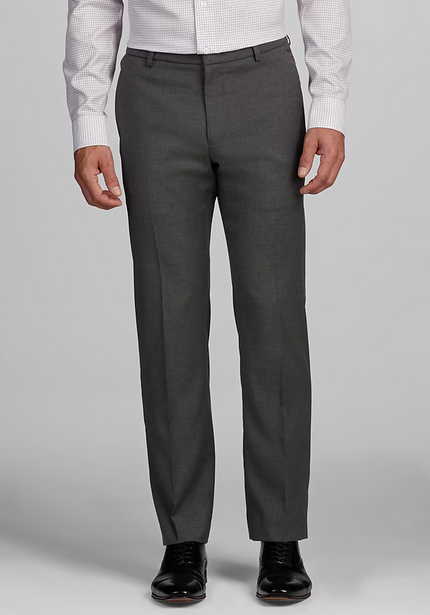 Jos. A. Bank  Comfort Stretch Dress Pants - Tailored Fit #22X2 - Grey - 03 - Big & Tall