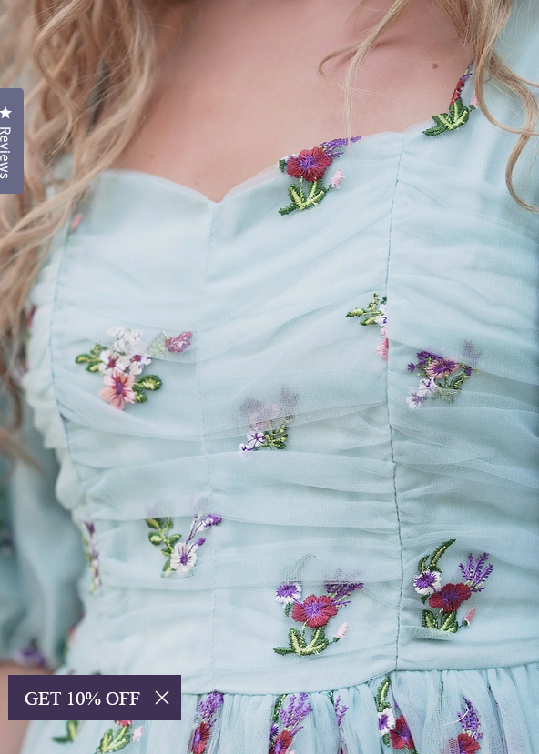 JessaKae Garden Fairy Dress - Fairy Blue