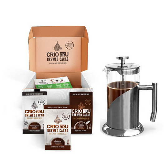 Crio Bru Mini Sampler Starter Set with French Press