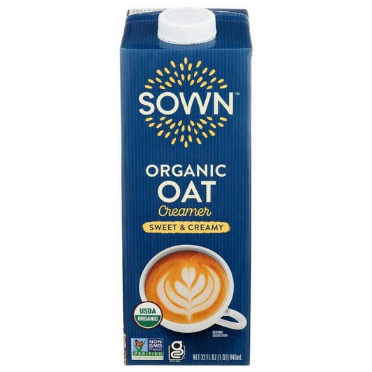 Crio Bru Sown Organic Oat Creamer - Sweet & Creamy 2 LB (32oz) (x2)