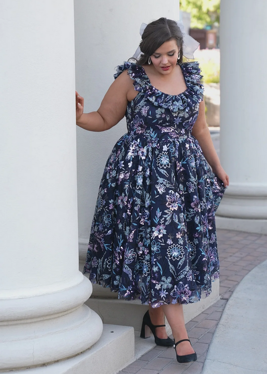 JessaKae Chrissy Dress - Midnight Meadow