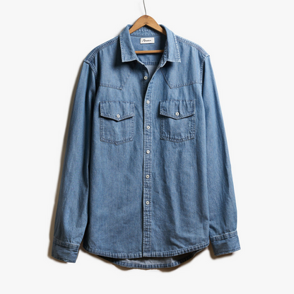 Rowan Men's Abilene Long Sleeve Denim Shirt - Heritage Blue