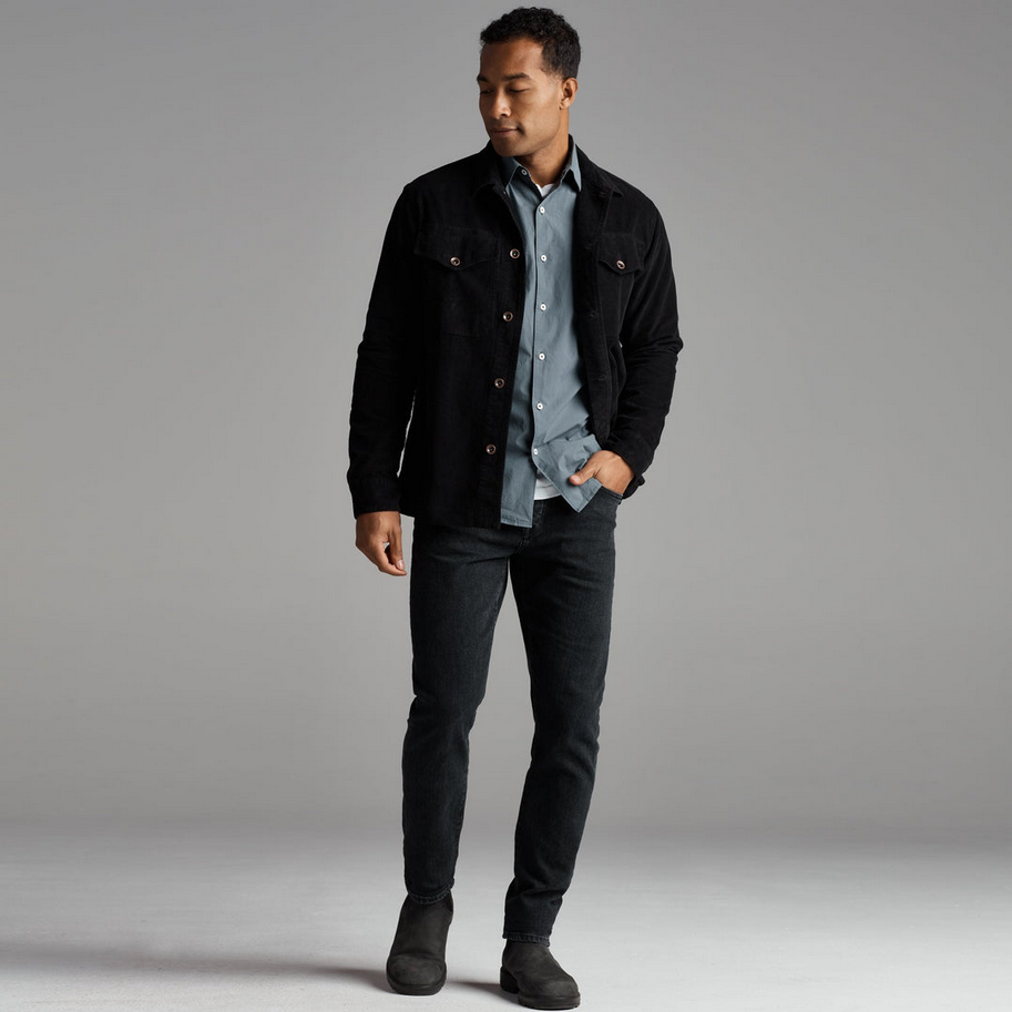 Rowan Men's Odessa Cord Field Jacket - Black
