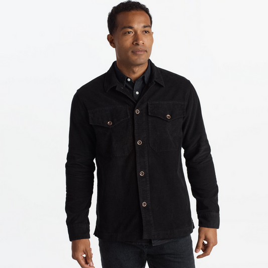 Rowan Men's Odessa Cord Field Jacket - Black