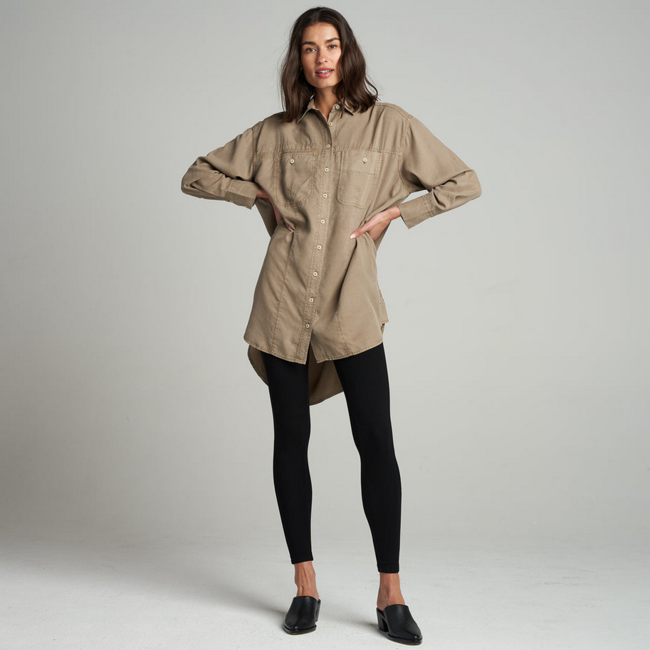 Rowan Women's Merritt Drape Twill Shirt Dress