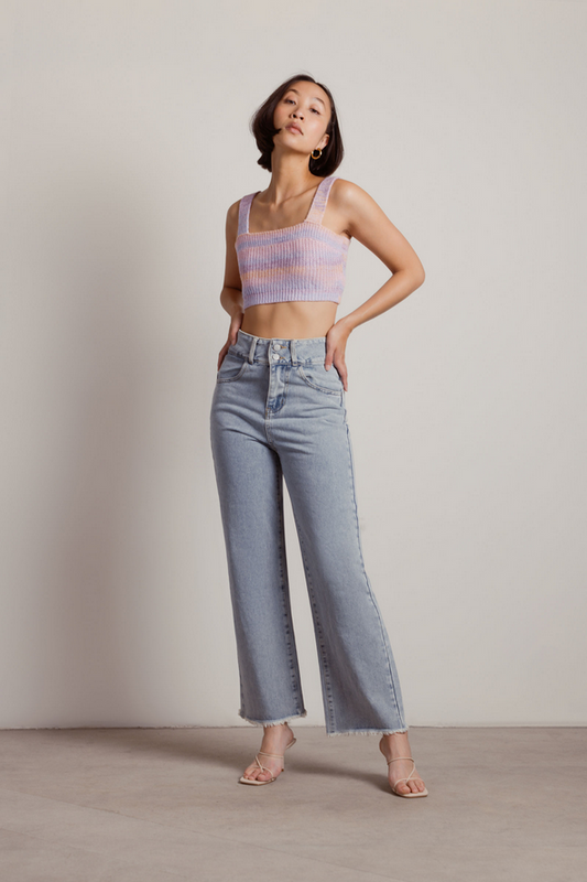 Tobi Faircrest Straight Leg Jeans - Light Wash