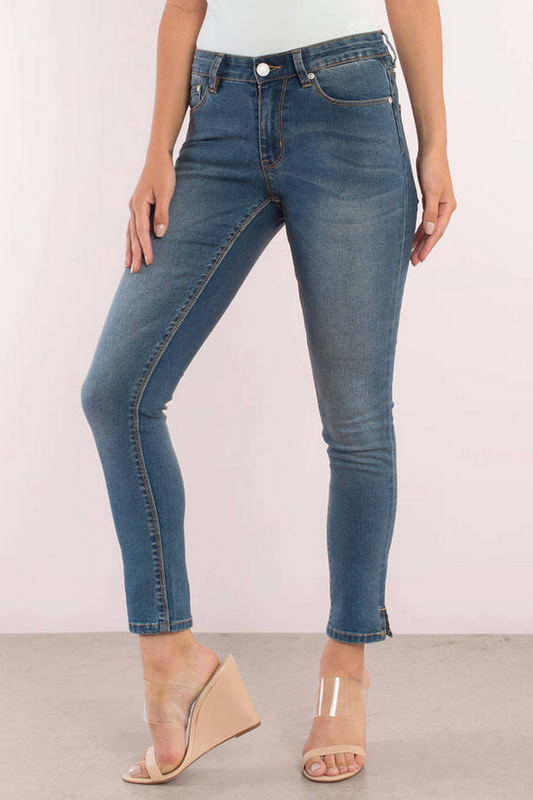 Tobi RES Denim Trash Queen Skinny Jeans - Dark Dreams