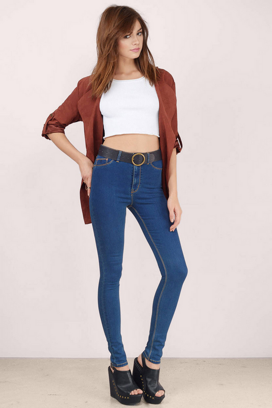 Tobi Res Denim Harrys Skinny Jeans - Rapture Indigo