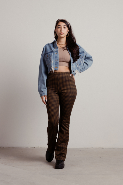 Tobi Shirley Cropped Jacket - Light Wash