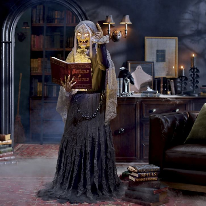Grandin Road Deluxe Animated Witchy Books