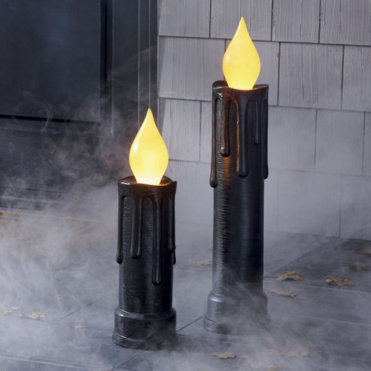 Grandin Road Halloween Porch Candle