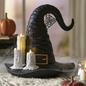 Grandin Road Witch Hat Decor with Candles