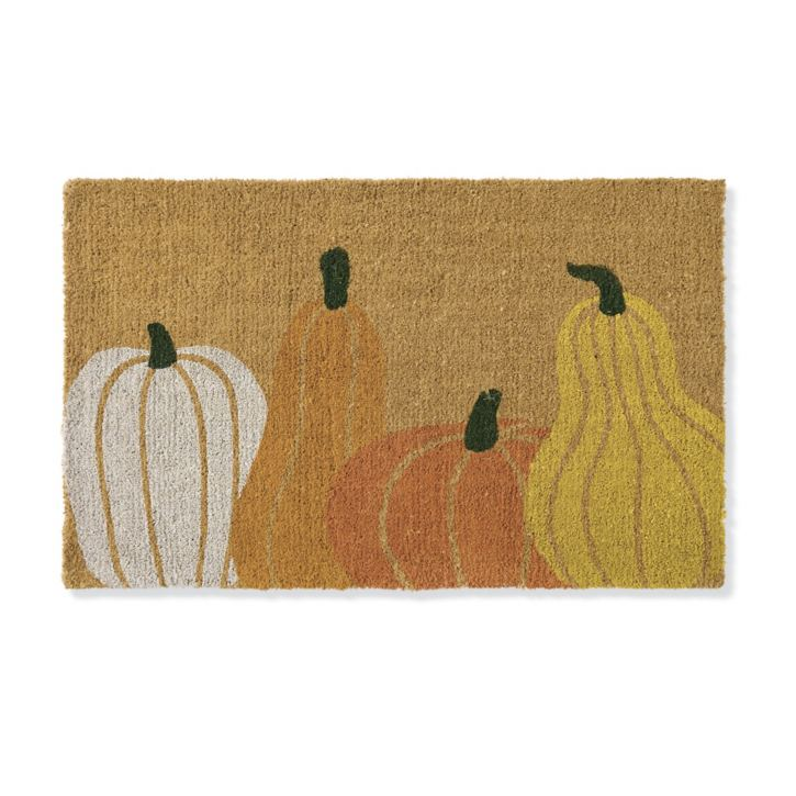 Grandin Road Squash Patch Coir Door Mat