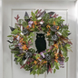 Grandin Road Mystical Halloween Wreath with Owl, 28"