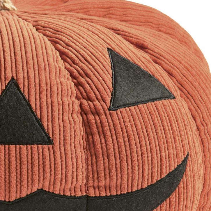 Grandin Road Oversized Jack-O-Lantern Pillow