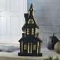 Grandin Road Haunted House Backlit Sign