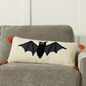 Grandin Road Halloween Hooked Bat Pillow