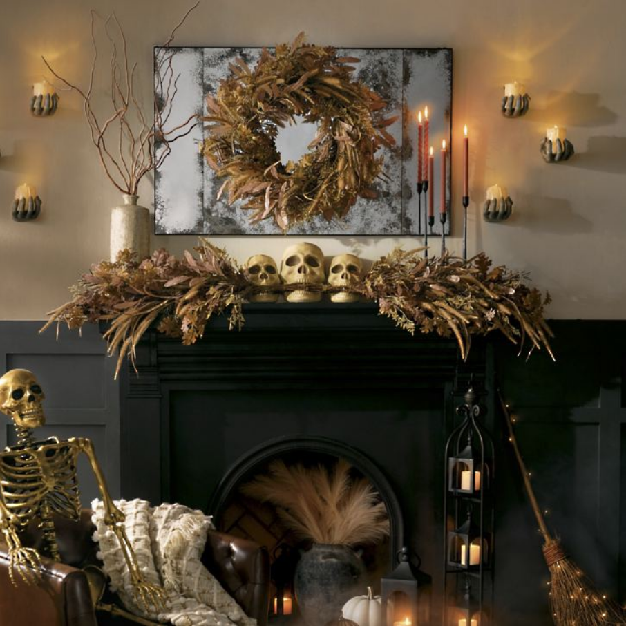 Grandin Road Earthly Thrill Wreath, 28"