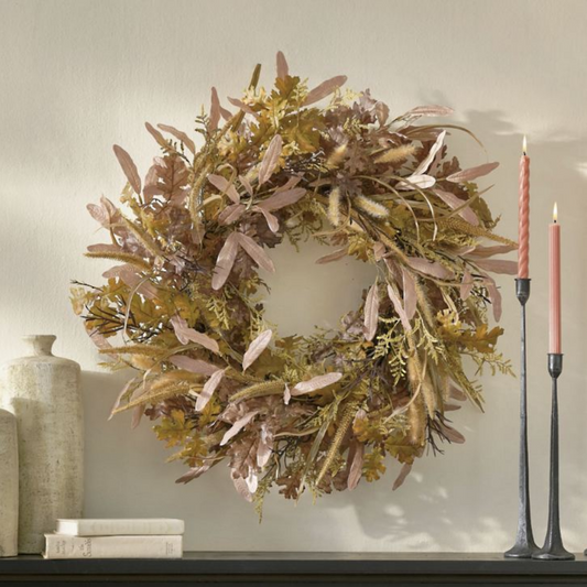 Grandin Road Earthly Thrill Wreath, 28"