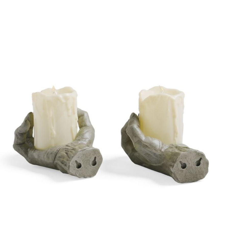 Grandin Road Emerging Hand with Candle