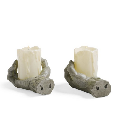 Grandin Road Emerging Hand with Candle