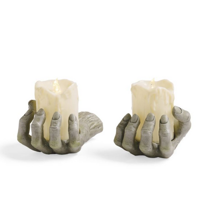 Grandin Road Emerging Hand with Candle