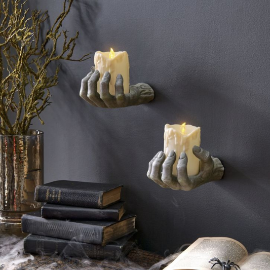 Grandin Road Emerging Hand with Candle