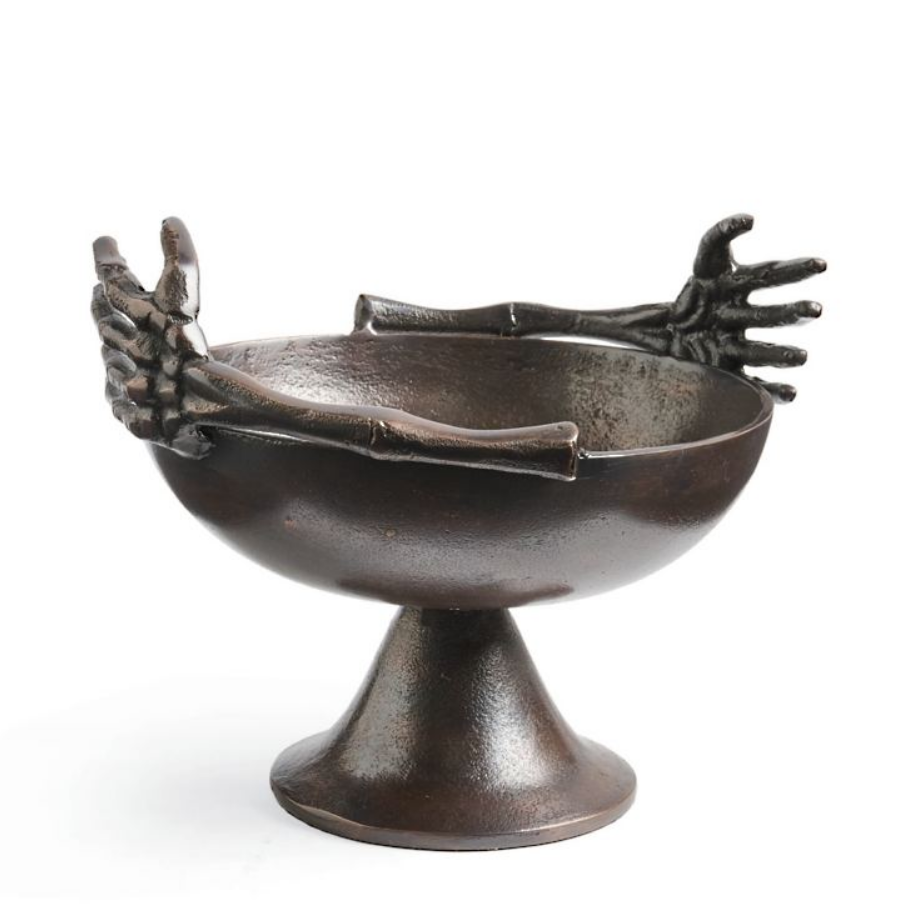 Grandin Road Skeleton Hands Serving Bowl
