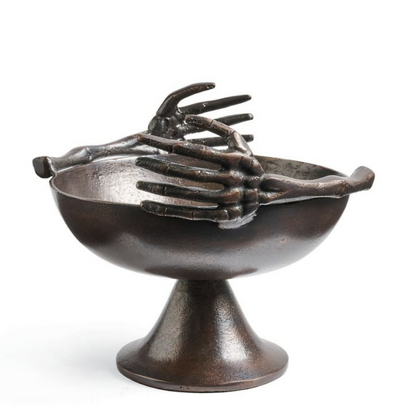 Grandin Road Skeleton Hands Serving Bowl