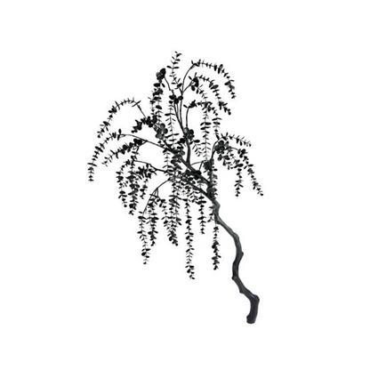 Grandin Road Dramatic Halloween Branch, Set of Two