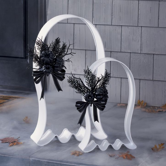 Grandin Road Oversized Ghost Cutout, Set of Two