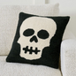 Grandin Road Skull Hooked Pillow