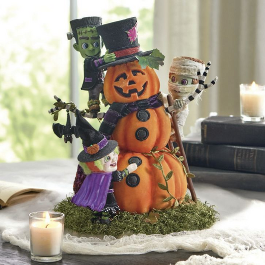 Grandin Road Katherine's Collection Pumpkin Snowman Display