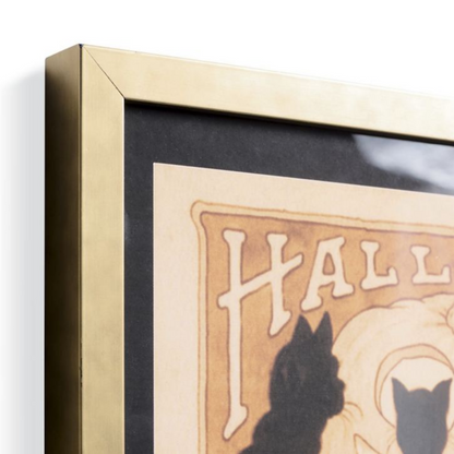 Grandin Road Framed Black Cats Wall Art