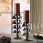 Grandin Road Bats Candleholder, Set of Two