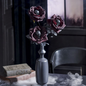 Grandin Road Rose Skull Stem, Set of Three