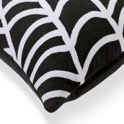 Grandin Road Outdoor Spiderweb Pillow