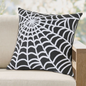 Grandin Road Outdoor Spiderweb Pillow