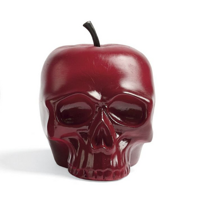 Grandin Road Tabletop Apple Skull, Set of 3