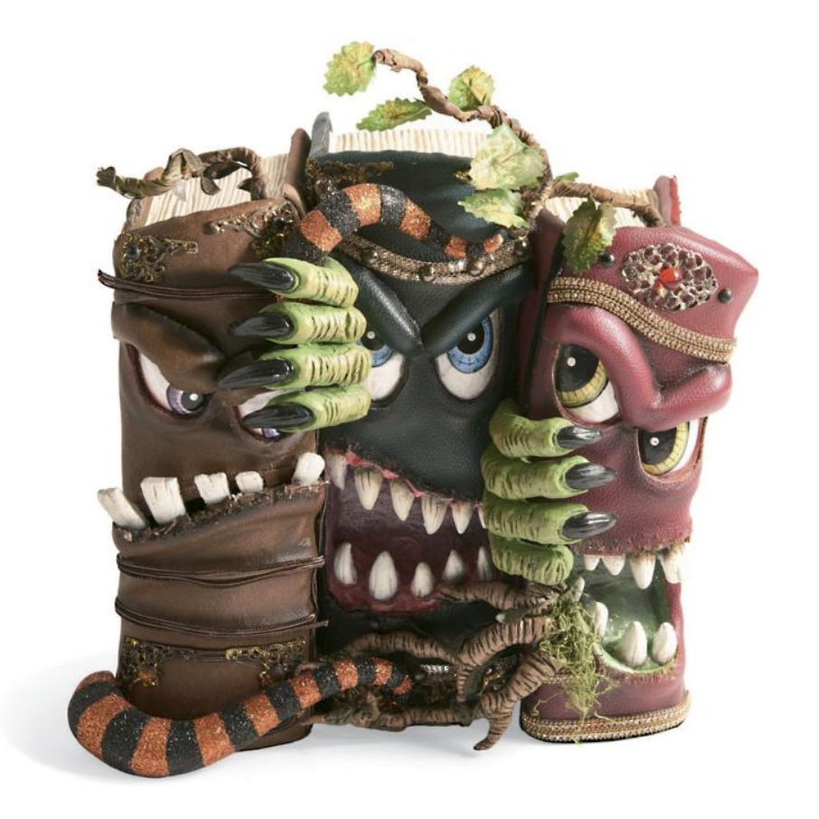 Grandin Road Katherine's Collection Bookshelf Monsters Piece