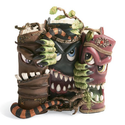 Grandin Road Katherine's Collection Bookshelf Monsters Piece