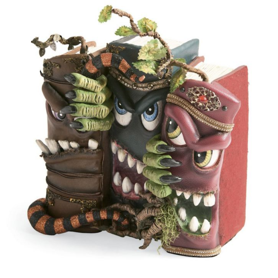 Grandin Road Katherine's Collection Bookshelf Monsters Piece