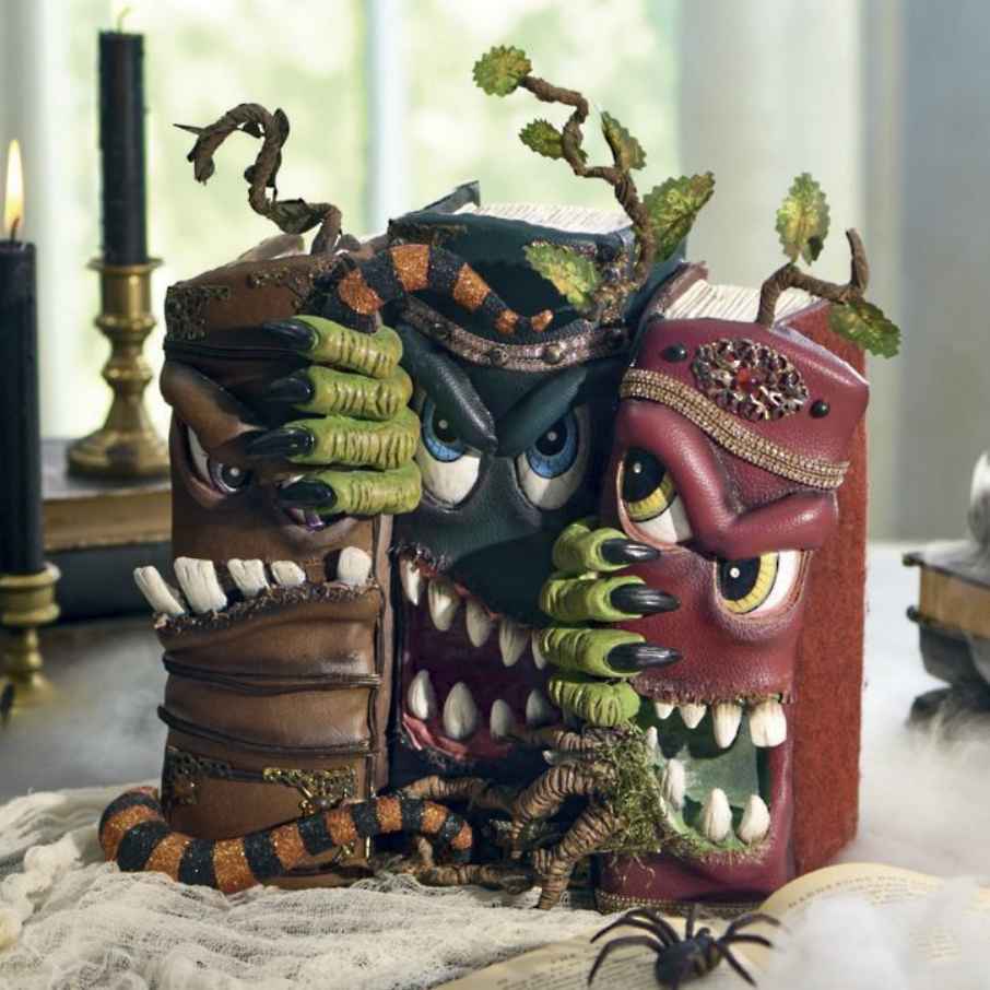 Grandin Road Katherine's Collection Bookshelf Monsters Piece