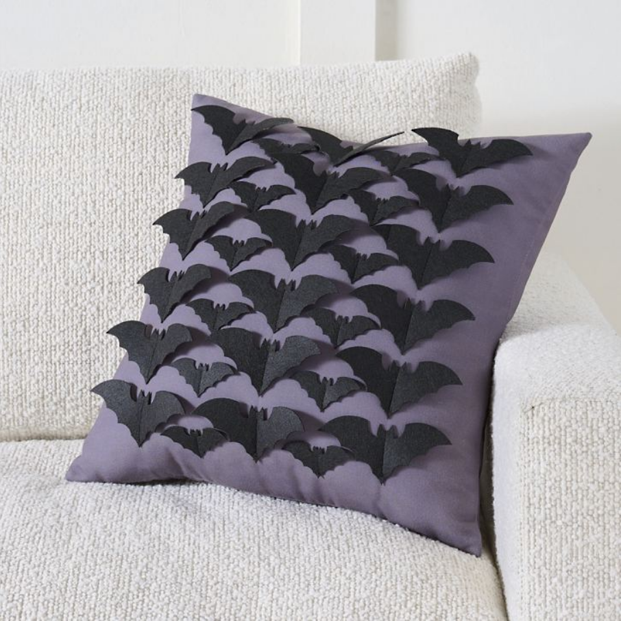 Grandin Road Dimensional Bats Pillow