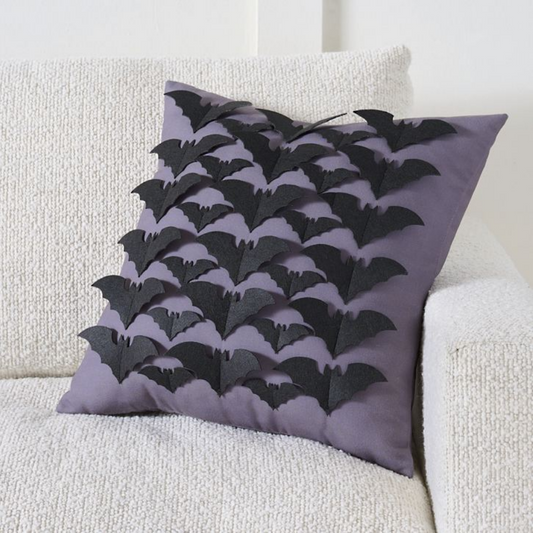 Grandin Road Dimensional Bats Pillow