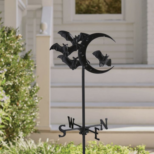 Grandin Road Bats Cast Metal Weathervane