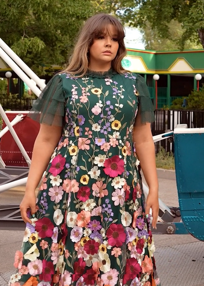 JessaKae Jubilee Dress - Evergreen